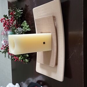 Partylite Linen Pillar holders